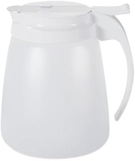 CAC Poly SYDP-32 Syrup Dispenser with White Cap 32 oz.
