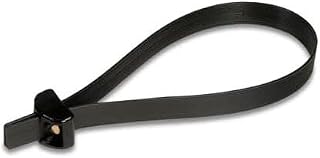 Thomas & Betts TYD5270M 0.5x27" Double Lock Black Plastic Cable Tie