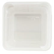 Winco 8 Quart / Container / White Containers