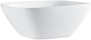 CAC China 11 x 4 1/2 Inch White Square Bowls 6 Ct
