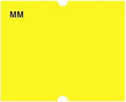 DayMark Safety Systems IT120524 MoveMark Date Coder Removable Label, for DM4 SpeedyMark Express 20 2-Line Marking Gun, Yellow (Pack of 8 Rolls)