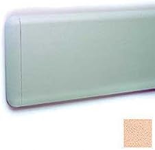 Wall Guard W/Rounded Top & Bottom Edges, 7-3/4"H x 12'L, Shell