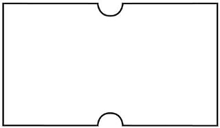 Garvey G 2112ph, Label, White Blank (2112-31501), 1000 Count Rolls, 8 Count by Garvey Products, Inc.