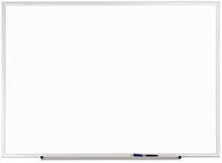 Quartet S534 Classic Melamine Whiteboard, 48 x 36, Silver Aluminum Frame (QRTS534)