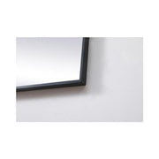 Elegant Decor Black / 24"L x 24"W / Modern Wall-Mounted Mirrors