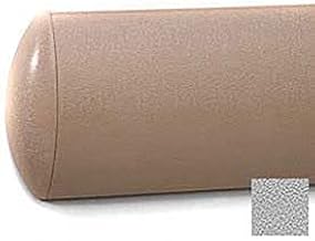 Crescent Series Wall Guard W/Rec. Plastic Clip Retainer System, 5" H x 12'L, Pearl Gray