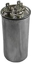 Round Run Capacitor, Dual Voltage 370/440, 35+5 MFD