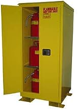 Weatherproof Flammable Safety Cabinet with Roof, 60 Gallon Manual Doors