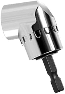 105° Angle Drill Adapter 6 Inch Short for Tight Spaces Woodworking | Angle drill adapter, 105° bevel, 6 inch short, fits 24mm/27mm bits, for tight spaces, DIY woodworking auto repair.