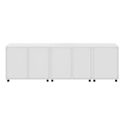 Winsome White / 3 Doors, 12 Drawers / Transitional Storage Cabinets