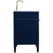 Elegant Decor 30" - Single / Blue,gold / Contemporary Wheel Care