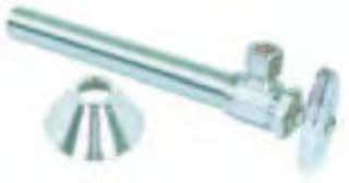 BrassCraft Chrome Plated 3/8'' FIP x 3/8'' OD Angle Stop Valve SR15 XC