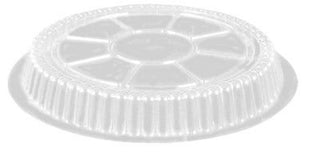 Handi-Foil of America Clear Plastic Dome Lid - Fits 9" Round Aluminum Foil Pan Containers (pack of 500)