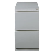 Hirsh Industries Silver / Modern / 27.75" H X 15.00" W X 19.88" D Mobile File Cabinets