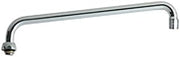 Chicago Faucets L15JKCP 15-Inch C-C Swing Spout with Aerator Outlet, Chrome