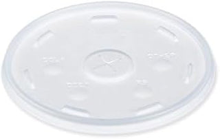 DART DCC32SL1 32 oz Hips Plastic Straw Lid - Pack of 10