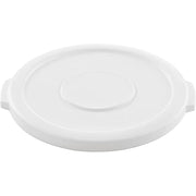 10 Gallon Plastic Trash Can Lid by Global Industrial – 10 Gallon, 10.0 gallons, Polyethylene Resin, White, Model 240457WH