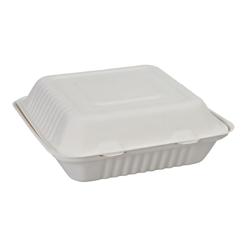 ECO PRODUCTS Green Products / 9" / white Clamshell Take Out Containers