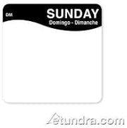 DayMark - 1133337 - DissolveMark 2 in x 2 in Sunday Label