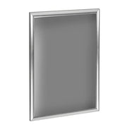 Azar Displays 11 in W x 17 in H Vertical/ Horizontal Snap Frame for Wall Use Only / Silver / 1 Store Sign Holders