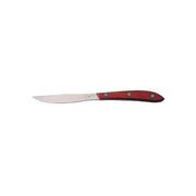 Admiral Craft Steak Knife 4-1/4" serrated blade 8-5/8" OAL by ADMIRAL CRAFT EQUIPMENT CORP – Wood, Silver, Pack of 12, Model STK-858/B