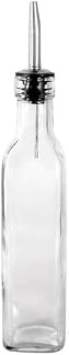 CAC Foodservice W3SQ-8BT Glass Oil/Vinegar Cruet with Pourer 8 oz.