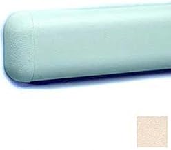Wall Guard W/Rounded Top & Bottom Edges, 2-516"H x 12'L, Wheat