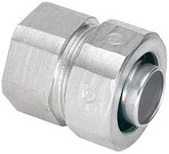 Bridgeport 4372-LT Zinc Plated Malleable Iron Concrete Tight Raintight Transition Coupling 1-Inch
