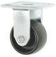Faultless 3461S-5 Faultless Rigid Plate Caster 5" Polyolefin Wheel