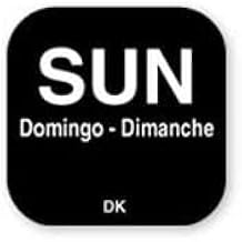 DayMark - 1101067 - DuraMark 3/4 in x 3/4 in Sunday Label