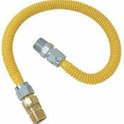 BrassCraft ProCoat 1/2 in. MIP x 1/2 in. Dia. MIP Stainless Steel 36 in. Connector
