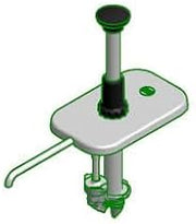 Server Products 83118 EZ Topper Replacement Pump with Hot Fudge Knob