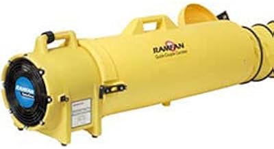 Euramco Safety ED7015 8" Confined Space Blower with 15' Duct 1/3 HP 980 CFM