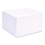 SOUTHERN CHAMPION TRAY 8" Length x 8" Width x 5" Height / White / 1 Bakery Take Out Containers