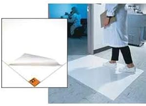 Wearwell 095.2x3WH Wearwell Clean Room Mat, 24"X36", White, 4/Pk