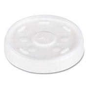 Translucent Slotted Foam Cup Lids by DART – 16 oz, 16.0 ounces, Foam, Translucent, Pack of 1000