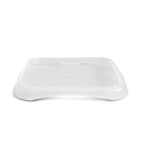 SelecTE IML PP Tamper Resistent Square Container Lid by Berry Plastics – 16.0 ounces, Plastic, Clear, Model L4X4IMLCP