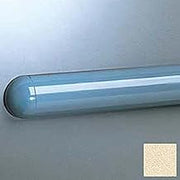 Rounded Accent Rail W/Textured Finish, 2" H x 12'L, Ivory