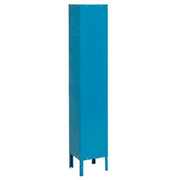 Infinity Two-Tier Two-Door Locker with Recessed Handle & by Global Industrial – Alloy Steel, Blue, Model 254127BL