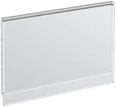 Azar Displays 700031 5" W x 3.5" H Acrylic Sign Holder