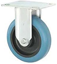 Heavy Duty Rigid Plate Caster 4" Molded Plastic Wheel