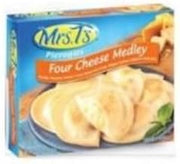 Mrs Ts Four Cheese Medley Mini Pierogies, 12.84 Ounce -- 12 per case.