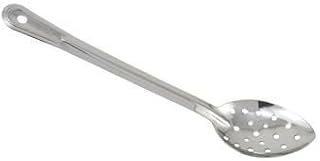 Winco BSPT-11 11" Perforated Stainless Steel Spoon