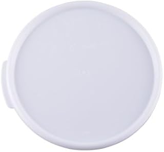 CAC Poly FS1R-68CV-C Cover Clear Round Food Storage Container for 6 Qt. &8 Qt.