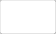 Labelmaster B3252W Blank 3 1/4" x 2" Rectangle Paper Label, White (Pack of 500)