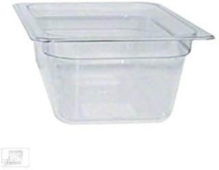 Royal Industries Steam Table Pans, Polycarbonate, 2" Ninth-Size, Clear