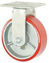 5" Polyurethane Wheel, Heavy Duty Rigid Plate Caster, 500 Lb. Capacity