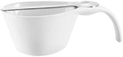 CAC China PTS-66-SET Cup 2oz W/Spoon 4 1/2" Porcelain Other, Super White, Set of 72