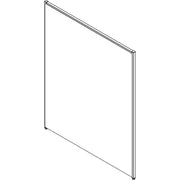 Lorell 1 / 60 by 48-Inch / Grey Fabric
