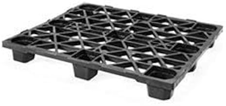 48" x 40" 4-Way Entry Nestable Plastic Pallet 3100 Lbs Capacity - Lot of 5